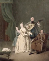 Le Concert de famille, vers 1750